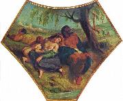 Eugene Delacroix Babylonische Gefangenschaft Spain oil painting artist